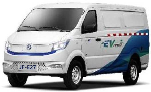 ドンフェン純電動箱型物流車 6.8 (m) 3 1380KG 負荷 JF -E27